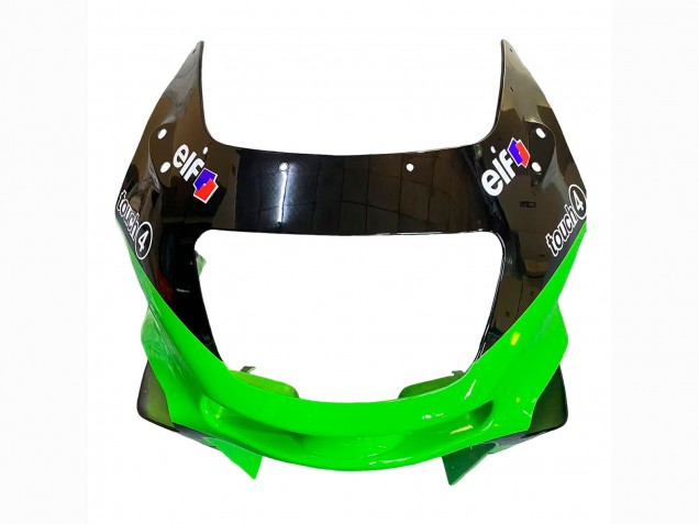 Grün Schwarz Monster Elf 1998-2003 Kawasaki ZZR600 Motorrad Verkleidung