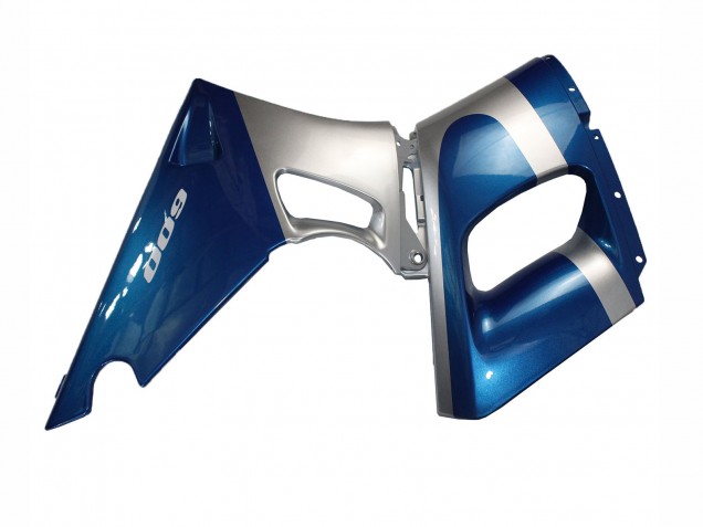 Blau Silber Schwarz 1998-2003 Kawasaki ZZR600 Motorrad Verkleidung
