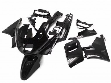Glänzendes Schwarz 1998-2003 Kawasaki ZZR600 Motorrad Verkleidung