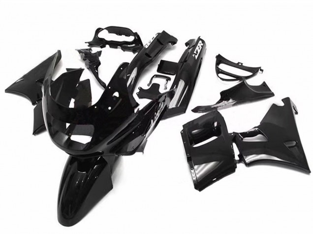 Glänzendes Schwarz 1998-2003 Kawasaki ZZR600 Motorrad Verkleidung