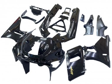 Glänzendes Schwarz Gold Ninja 1998-2003 Kawasaki ZZR600 Motorrad Verkleidung