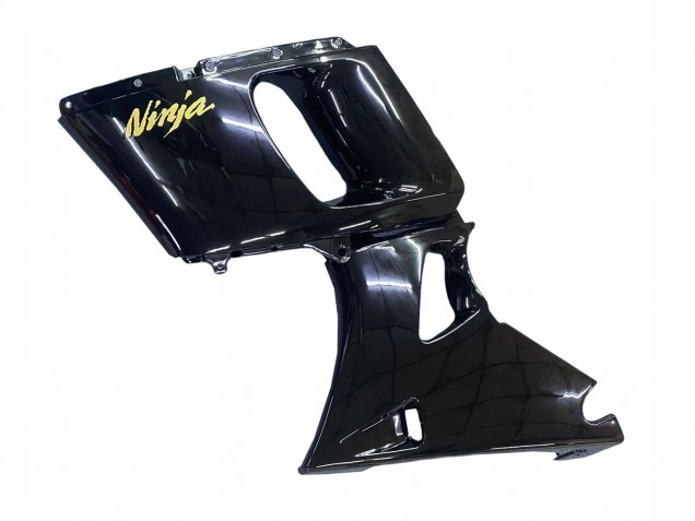 Glänzendes Schwarz Gold Ninja 1998-2003 Kawasaki ZZR600 Motorrad Verkleidung