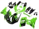 Grün Glänzendes Schwarz Flamme 1998-2003 Kawasaki ZZR600 Motorrad Verkleidung