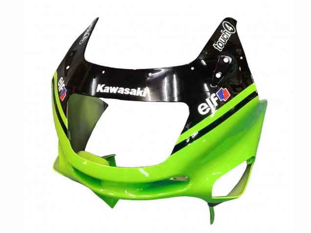 Grün Glänzendes Schwarz Blau Monster Elf Touch4 Bridgestone 1998-2003 Kawasaki ZZR600 Motorrad Verkleidung
