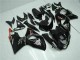 Glänzendes Schwarz Rot Leuchtfeuer Motul 2009-2016 Suzuki GSXR 1000 Motorrad Verkleidung