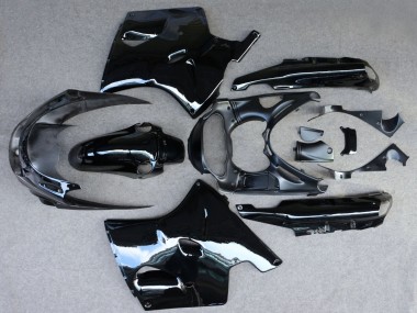 Glänzendes Schwarz 1993-2003 Kawasaki ZZR1100 Motorrad Verkleidung