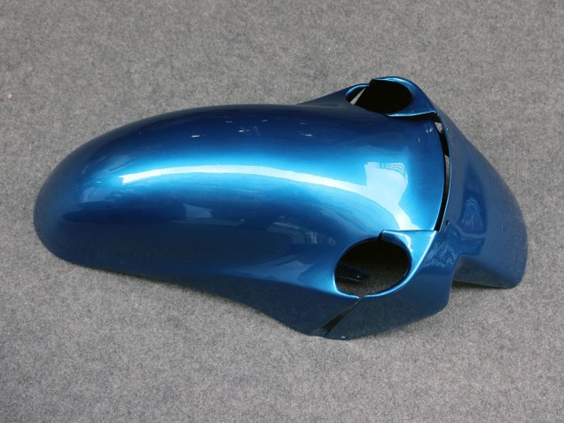Glänzendes Blau Grau 1993-2003 Kawasaki ZZR1100 Motorrad Verkleidung