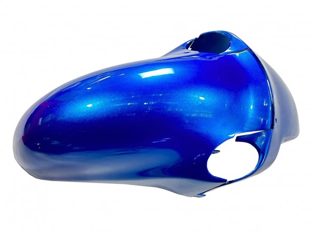 Blau Silber Schwarz 1993-2003 Kawasaki ZZR1100 Motorrad Verkleidung