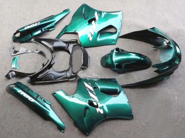 Glänzendes Grün 1993-2003 Kawasaki ZZR1100 Motorrad Verkleidung