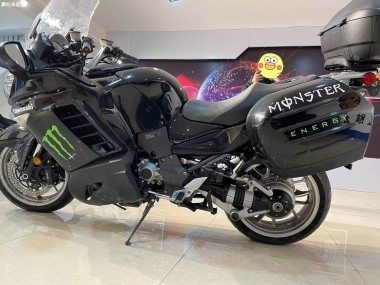 Schwarz Monster 2007-2009 Kawasaki GTR1400/ZG1400 Motorrad Verkleidung
