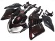 Kastanienbraun Rot Schwarz 2007-2009 Kawasaki GTR1400/ZG1400 Motorrad Verkleidung
