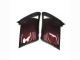 Kastanienbraun Rot Schwarz 2007-2009 Kawasaki GTR1400/ZG1400 Motorrad Verkleidung