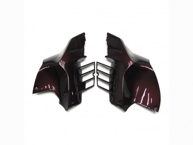 Kastanienbraun Rot Schwarz 2007-2009 Kawasaki GTR1400/ZG1400 Motorrad Verkleidung