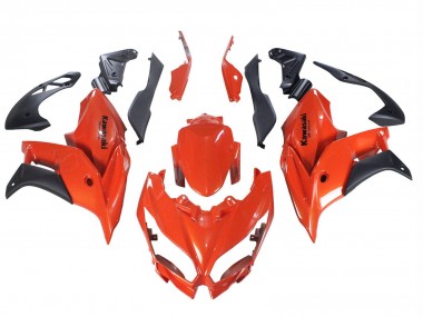 Rot Matt Schwarz 2015-2021 Kawasaki Versys 650 Motorrad Verkleidung