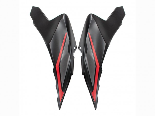 Grau Rot Schwarz 2022-2025 Kawasaki Versys 650 Motorrad Verkleidung