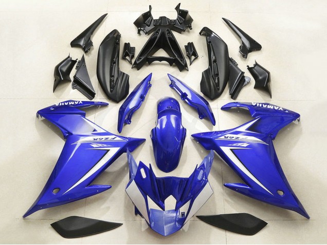 Blau Weiß 2009-2015 Yamaha FZ6R Motorrad Verkleidung