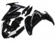 Glänzendes Schwarz Weiß 2009-2015 Yamaha FZ6R Motorrad Verkleidung