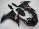 Glänzendes Schwarz Rot 2009-2015 Yamaha FZ6R Motorrad Verkleidung