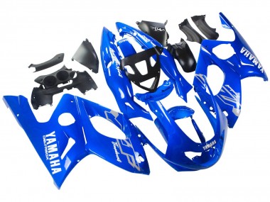 Blau Weiß Silber 1996-2007 Yamaha YZF600R Thundercat Motorrad Verkleidung