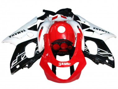 Weiß Rot Schwarz 1996-2007 Yamaha YZF600R Thundercat Motorrad Verkleidung