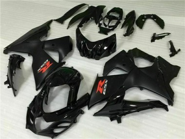Glänzendes Schwarz Matt Schwarz 2009-2016 Suzuki GSXR 1000 Motorrad Verkleidung