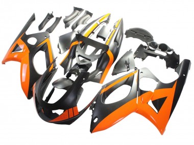 Schwarz Orange 1996-2007 Yamaha YZF600R Thundercat Motorrad Verkleidung