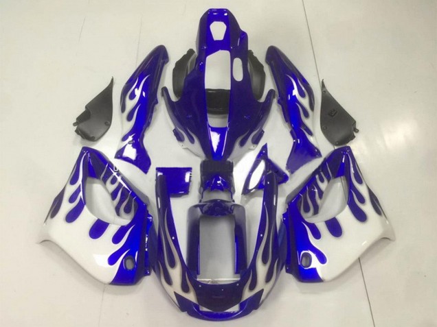 Blau Weiß 1997-2007 Yamaha YZF 1000R Thunderace Motorrad Verkleidung