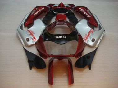 Rot Silber Thunderace 1997-2007 Yamaha YZF 1000R Thunderace Motorrad Verkleidung