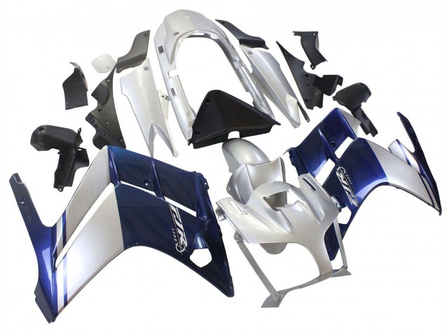 Dunkel Blau Silber 2001-2006 Yamaha FJR1300 Motorrad Verkleidung