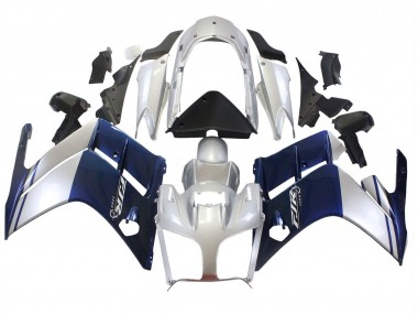 Dunkel Blau Silber 2001-2006 Yamaha FJR1300 Motorrad Verkleidung