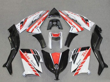 Weiß Rot Schwarz Rennen 2012-2014 Yamaha TMAX530 Motorrad Verkleidung