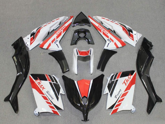 Weiß Rot Schwarz Rennen 2012-2014 Yamaha TMAX530 Motorrad Verkleidung