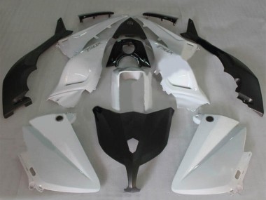 Weiß Glänzendes Schwarz 2012-2014 Yamaha TMAX530 Motorrad Verkleidung