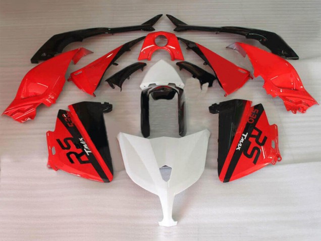 Weiß Rot Schwarz 2012-2014 Yamaha TMAX530 Motorrad Verkleidung