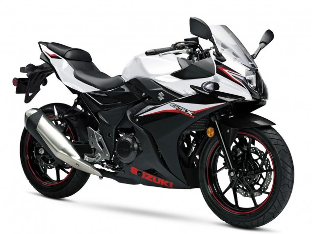 Weiß Schwarz 2017-2020 Suzuki GSX250R Motorrad Verkleidung