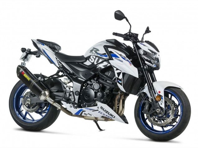 Weiß Blau Ecstar 2017-2022 Suzuki GSX-S 750 Motorrad Verkleidung