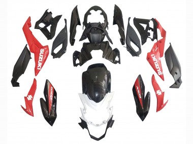 Rot Weiß 2017-2022 Suzuki GSX-S 750 Motorrad Verkleidung
