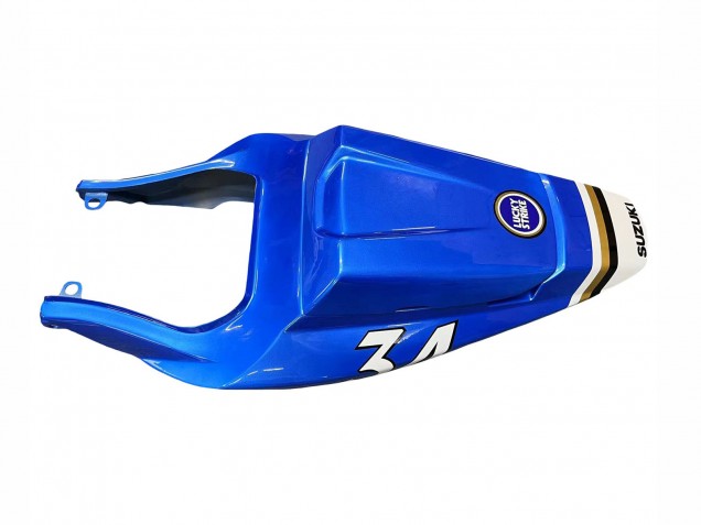 Weiß Blau Lucky Strike Motul 2003-2013 Suzuki SV650 Motorrad Verkleidung