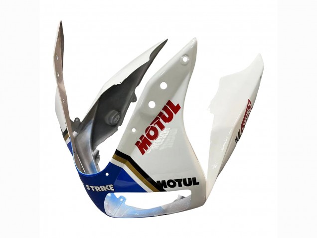 Weiß Blau Lucky Strike Motul 2003-2013 Suzuki SV650 Motorrad Verkleidung