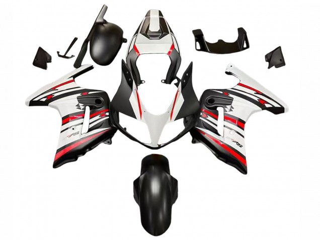 Weiß Rot Schwarz 2003-2013 Suzuki SV650 Motorrad Verkleidung