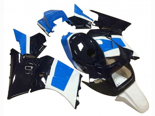 Blau Weiß Schwarz 1984-1987 Suzuki RG400 RG500 RG400/500 Motorrad Verkleidung