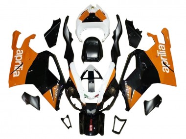 Schwarz Orange Weiß 2003-2006 Aprilia RSV1000 Motorrad Verkleidung