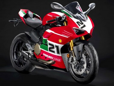 Weiß Rot Grün Matt Schwarz Corse 21 2020-2024 Ducati Panigale V2 Motorrad Verkleidung
