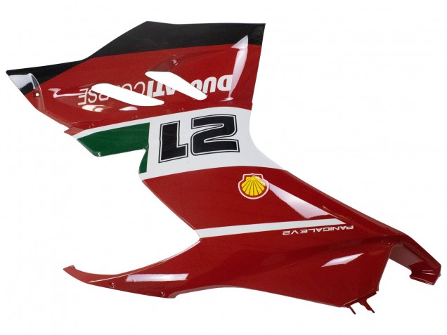 Weiß Rot Grün Matt Schwarz Corse 21 2020-2024 Ducati Panigale V2 Motorrad Verkleidung