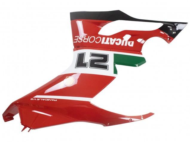 Weiß Rot Grün Matt Schwarz Corse 21 2020-2024 Ducati Panigale V2 Motorrad Verkleidung