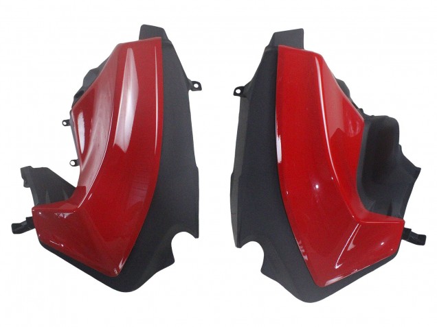 Rot Matt Schwarz 2020-2024 Ducati Panigale V2 Motorrad Verkleidung