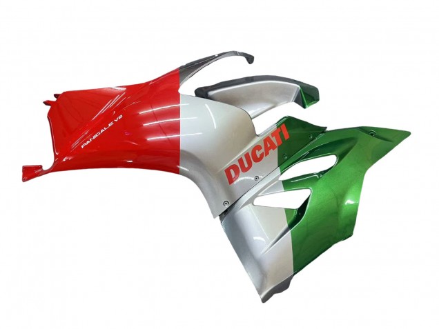 Silber Rot Grün 2020-2024 Ducati Panigale V2 Motorrad Verkleidung