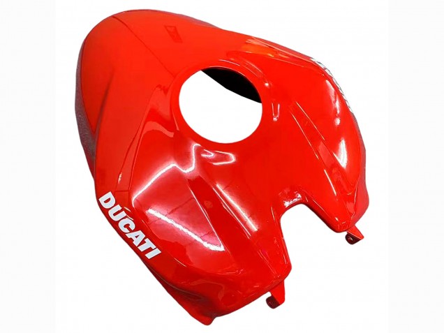 Weiß Rot Glänzendes Schwarz 2020-2024 Ducati Panigale V2 Motorrad Verkleidung Kit