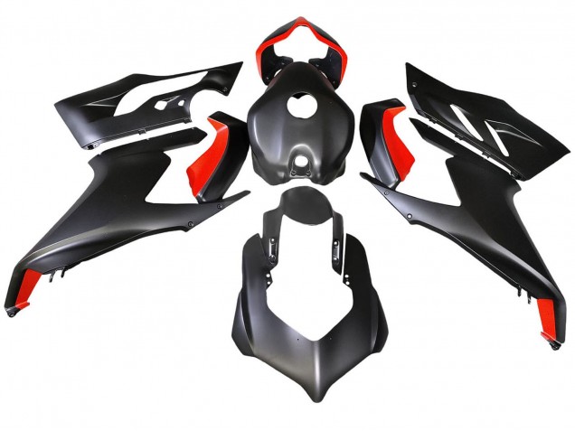 Rot Matt Schwarz 2020-2024 Ducati Panigale V2 Motorrad Verkleidung Kit