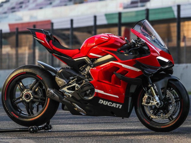 Rot Weiß Schwarz 2020-2021 Ducati Panigale V4 V4S Motorrad Verkleidung